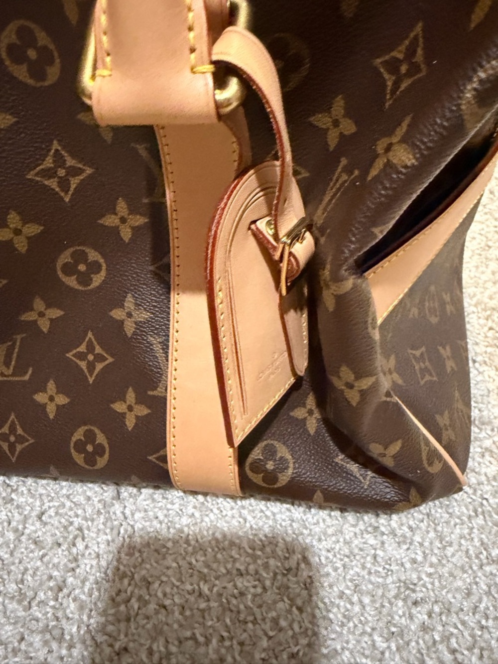 Louis Vuitton Monogram carryall bag - Picture 4 of 11